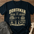 Doberman T-Shirt - Navy Blue