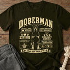 Doberman T-Shirt - Olive Green