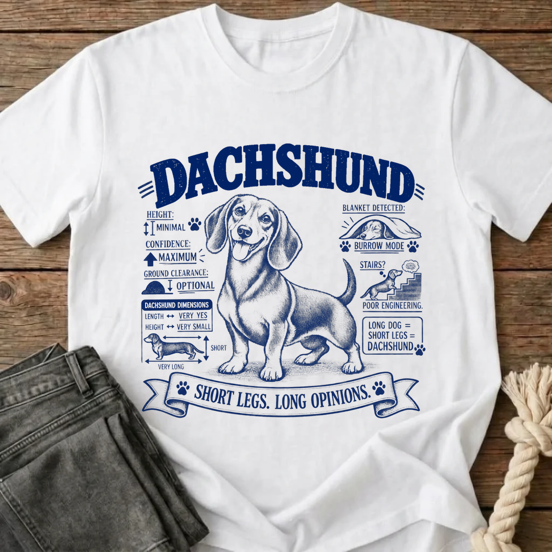 Dashshund T-Shirt - White