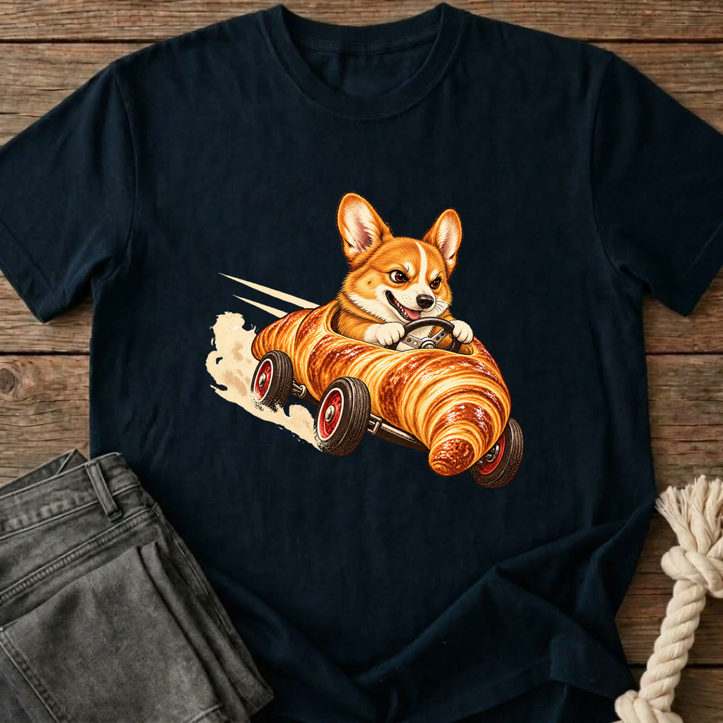 Flaky and Furious T-Shirt - Navy Blue