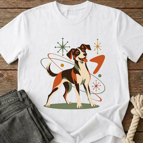 Atomic Pup T-Shirt - White