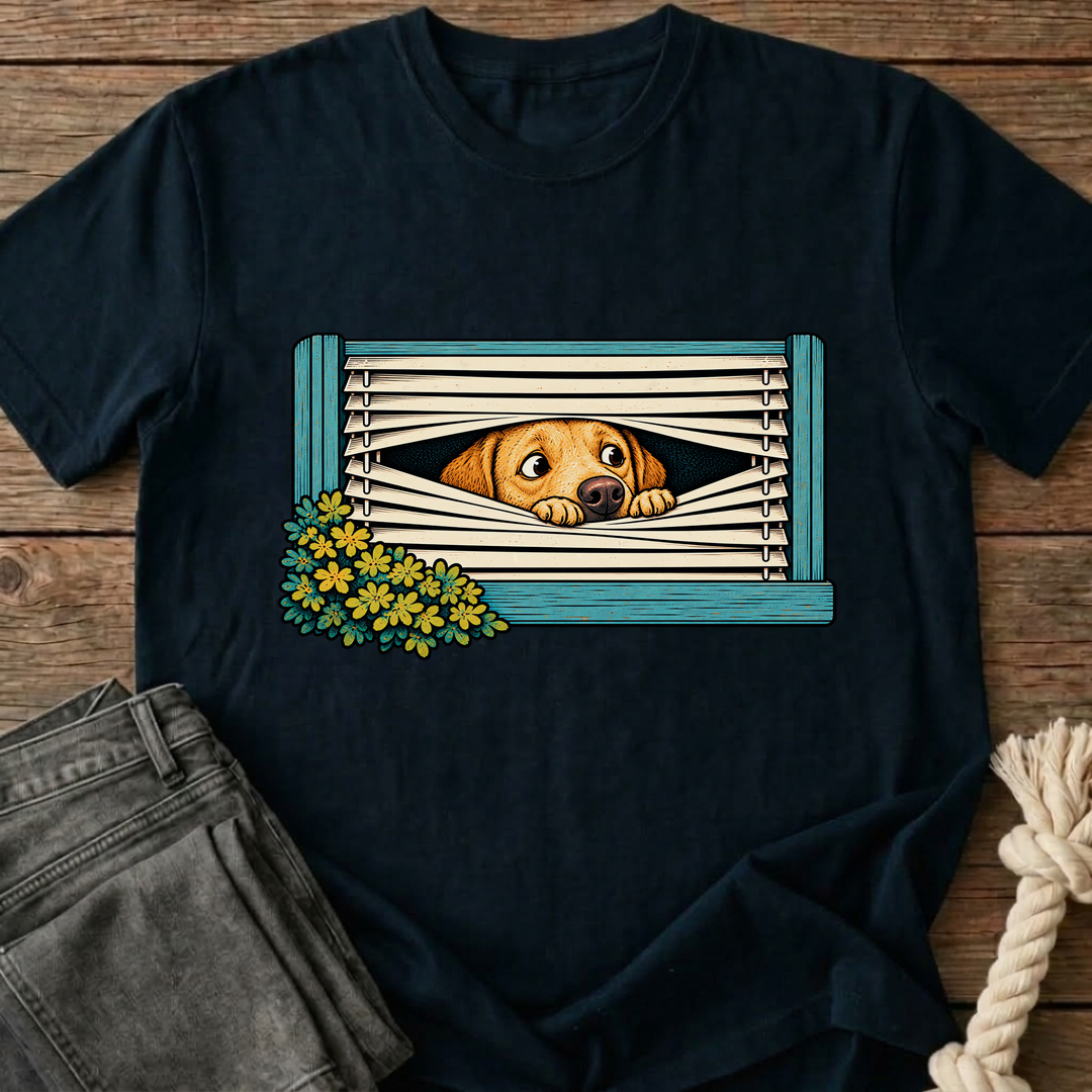 Caught You Looking T-Shirt - Navy Blue
