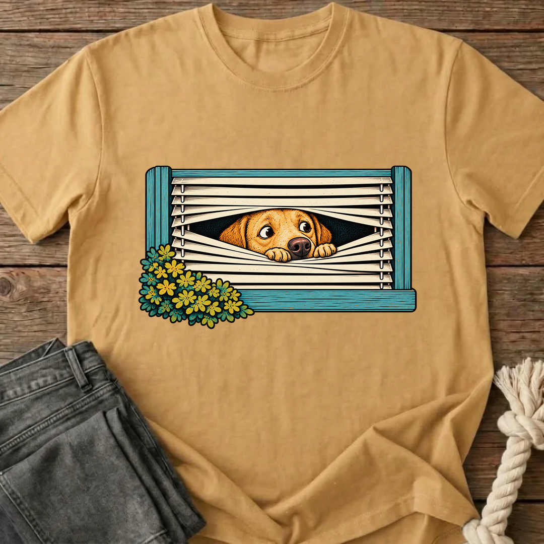 Caught You Looking T-Shirt - Beige